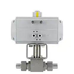 Pneumatic Welded High Pressure Ball Valve